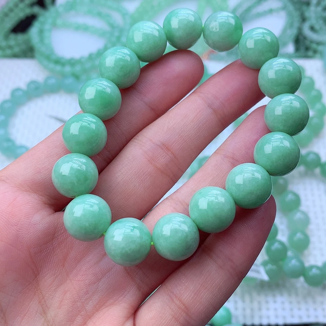 翡翠未镶嵌毛衣链