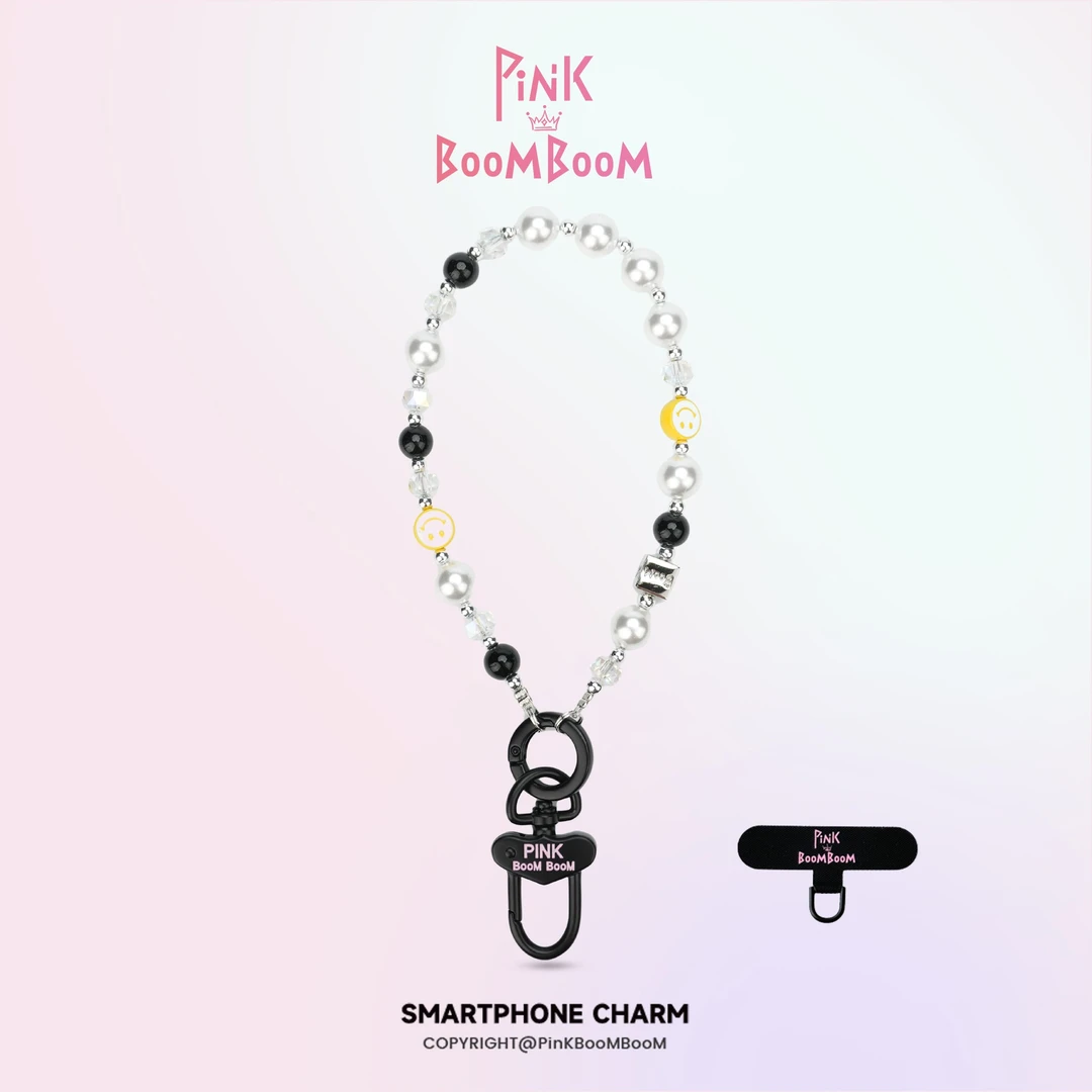 PinKBooM原创开心笑脸ins超美手机链女挂饰精致时尚手腕挂绳
