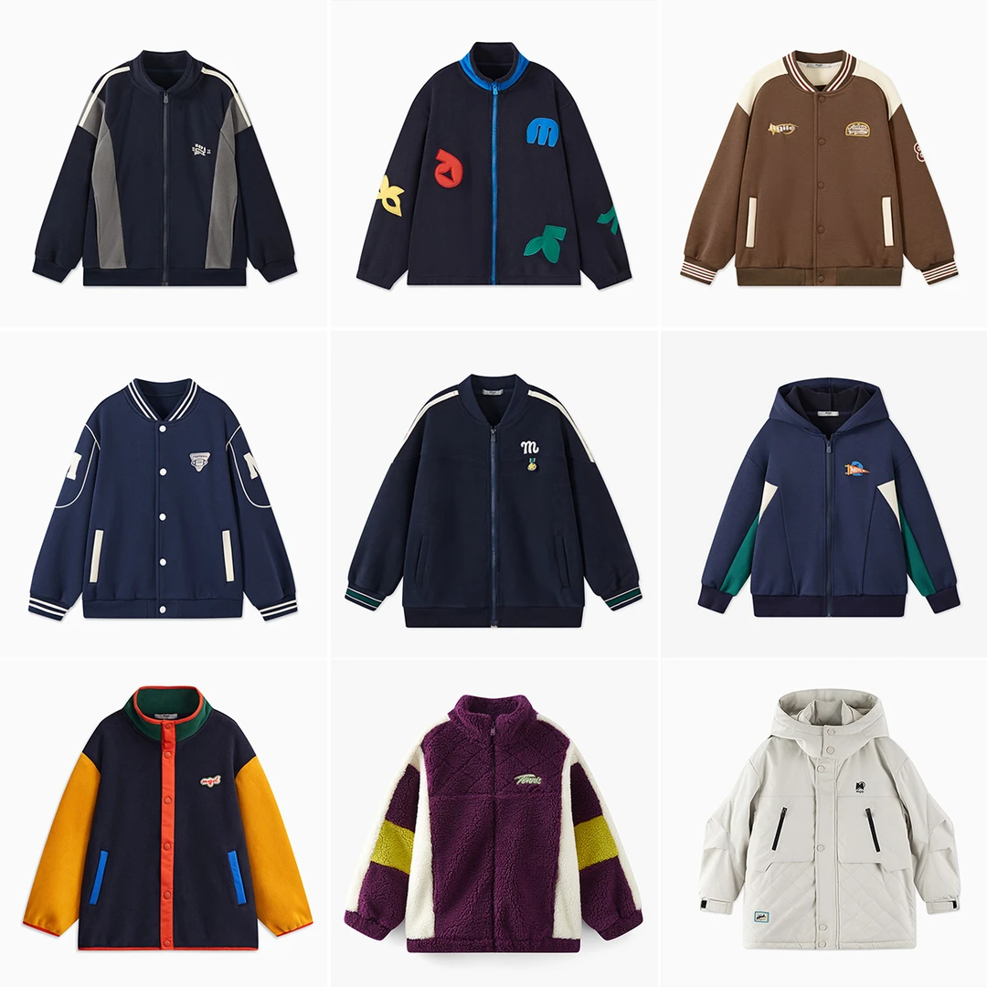 G5【先选尺码，再选颜色】MQD童装秋冬新品休闲外套