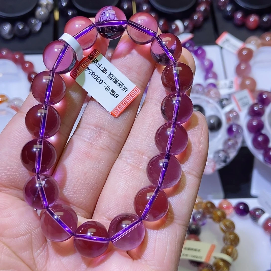 未镶嵌手链水晶?***?紫水晶12.8