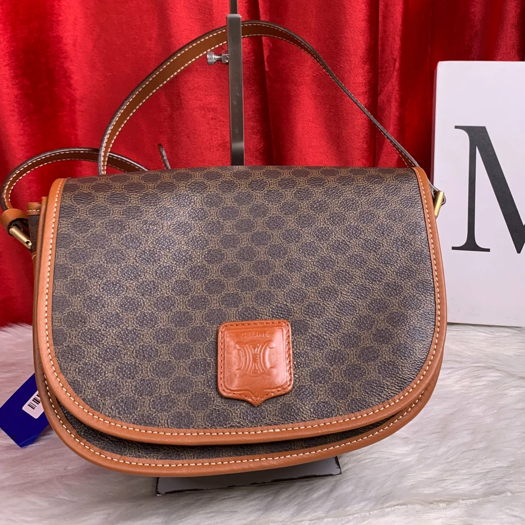 95新 Celine/思琳 老花马蹄包/FYSY06530014/0014/修复品