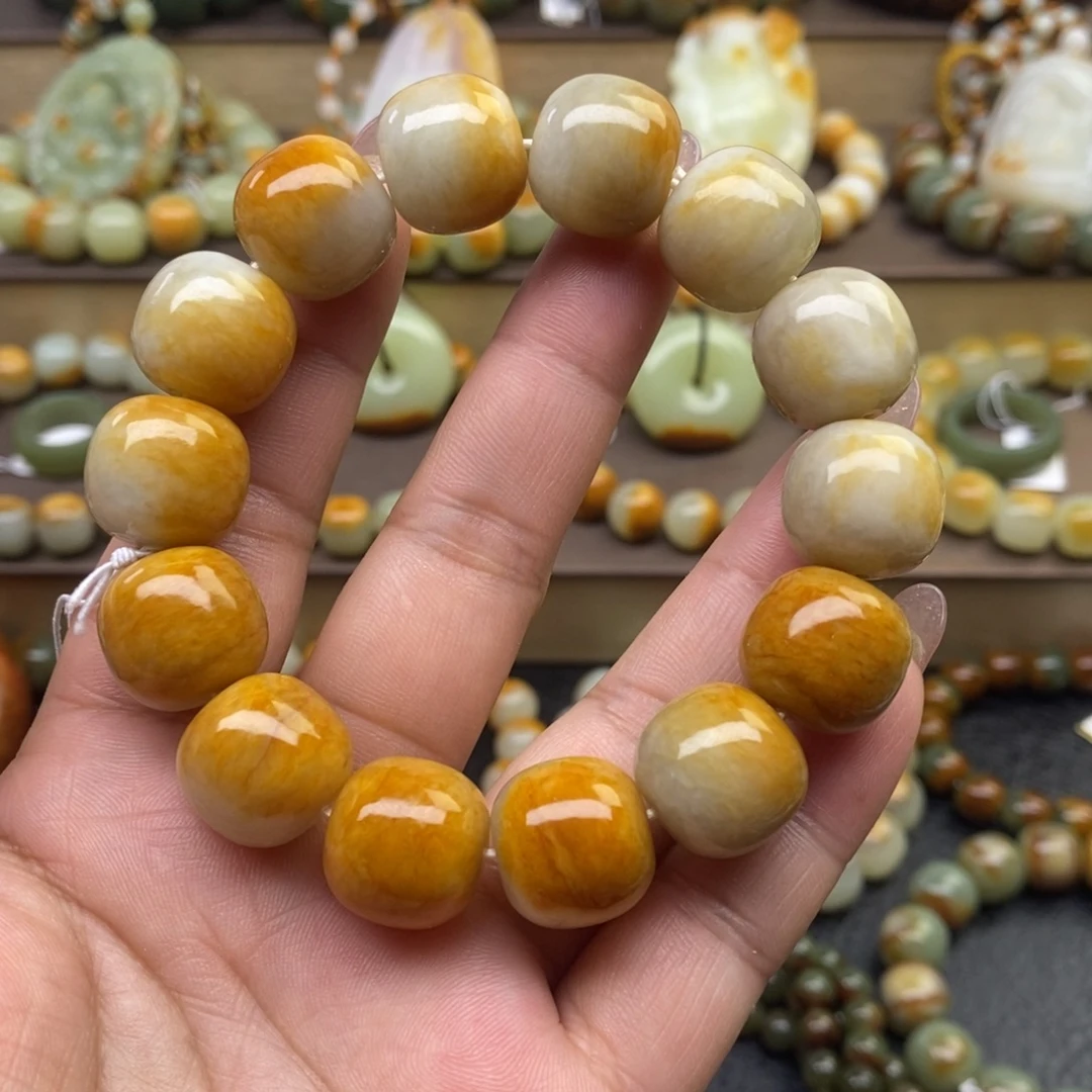 透闪石质玉未镶嵌手串