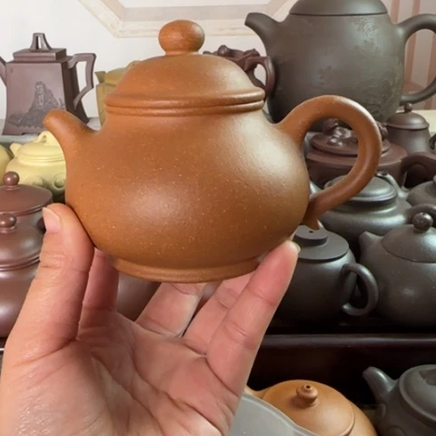 紫砂茶壶悟***）黄降坡泥200c c