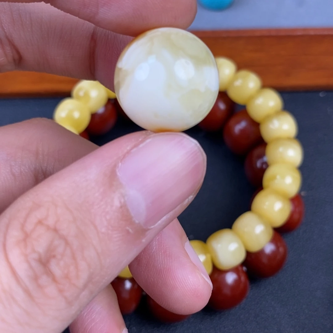 琥珀未镶嵌裸石皮色63