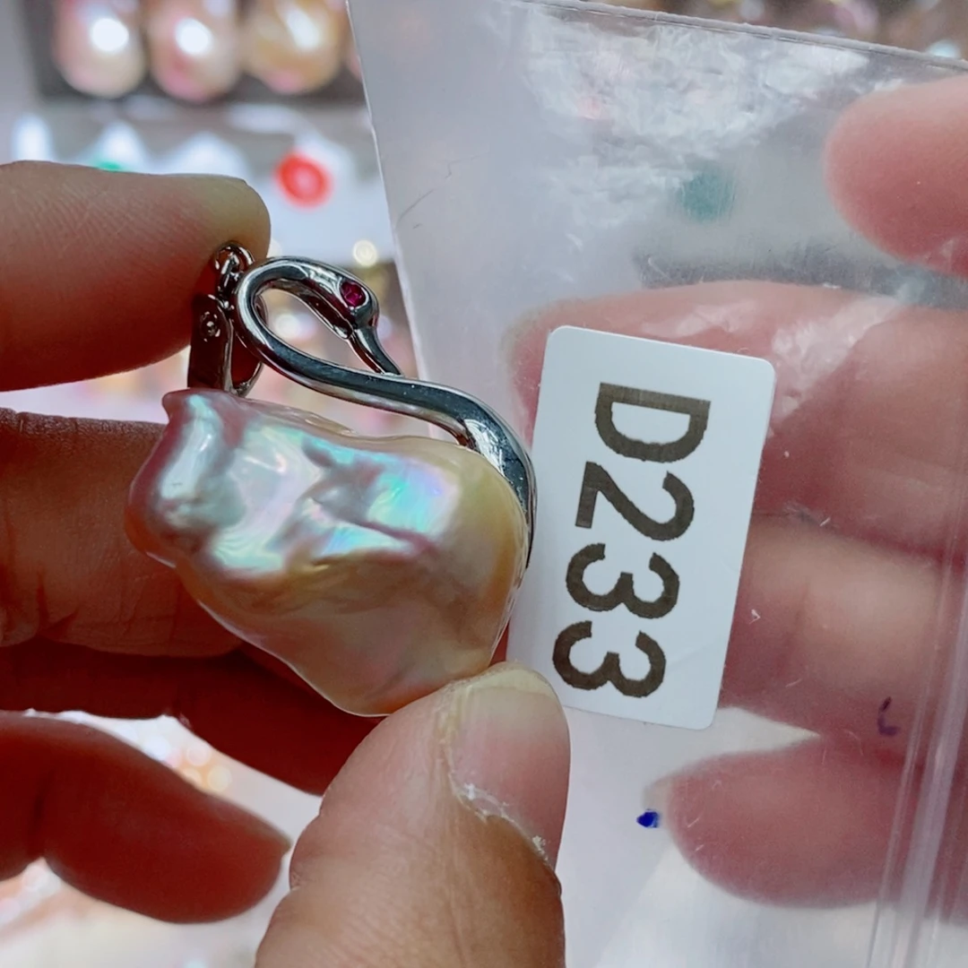 银S925镶嵌淡水珍珠其他