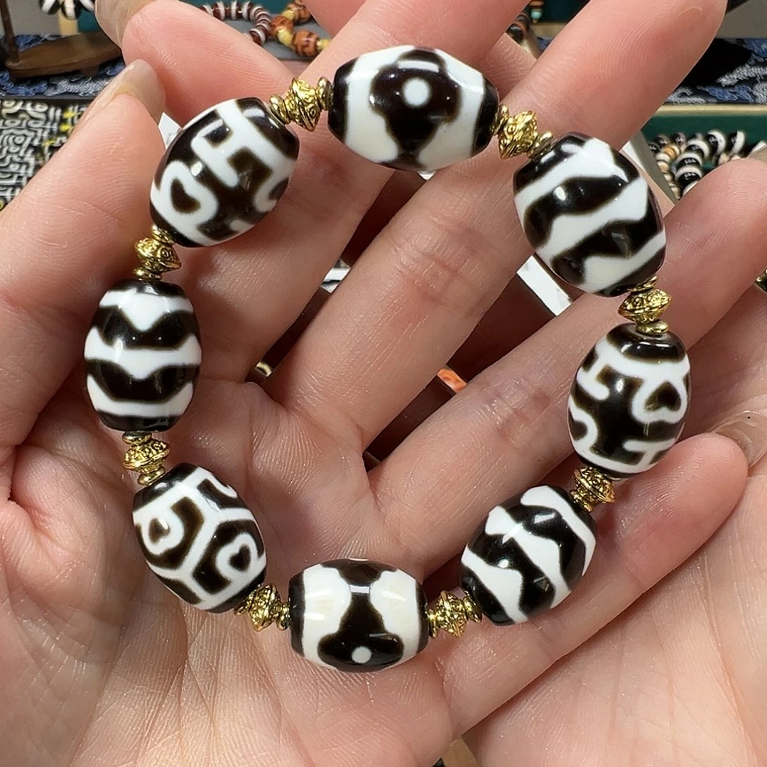 玛瑙/玉髓未镶嵌珠宝半成品台工达洛手串