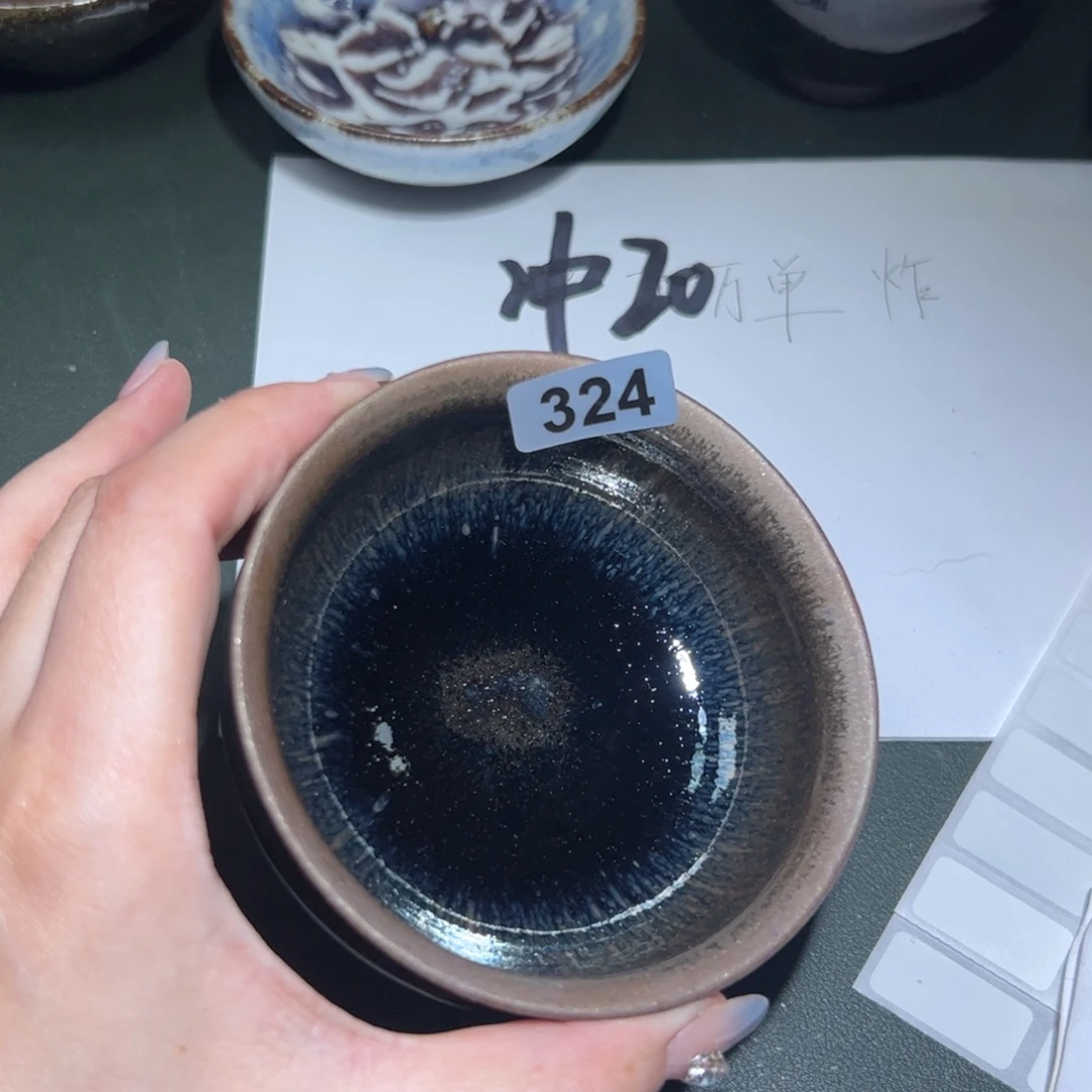 茶盏全手工原矿原釉建盏