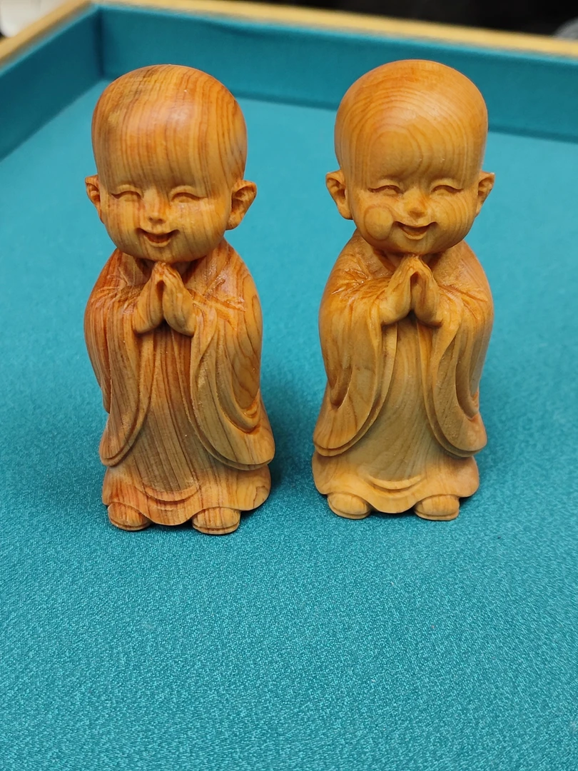 崖柏小和尚摆件（多样性一件发货）