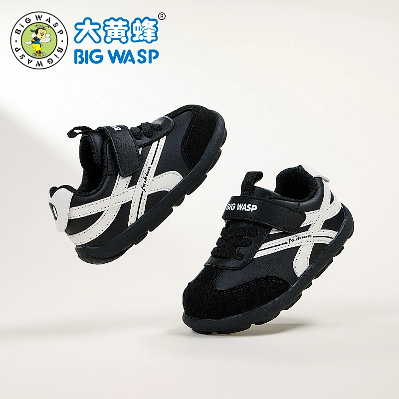 大黄蜂童鞋秋季新款男宝宝鞋子小童学步女防滑软底儿童运动机能鞋