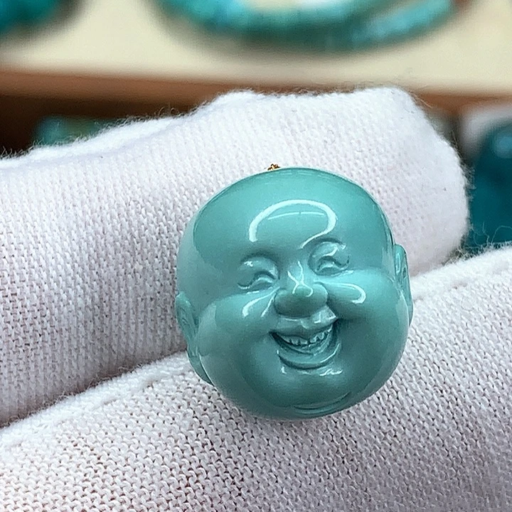 绿松石挂件未镶嵌2**饼