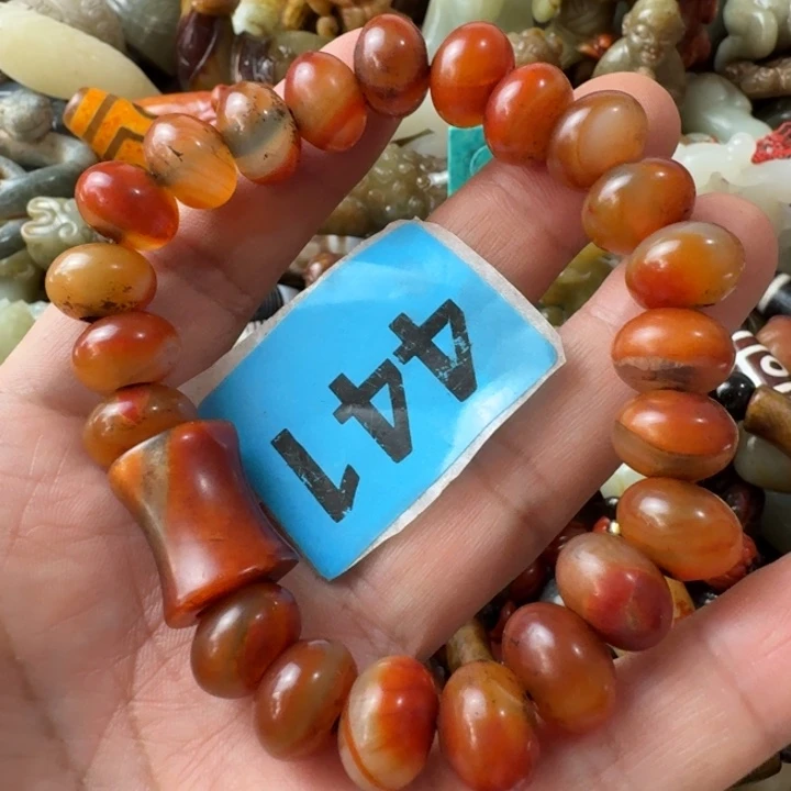 玛瑙/玉髓颈饰合金