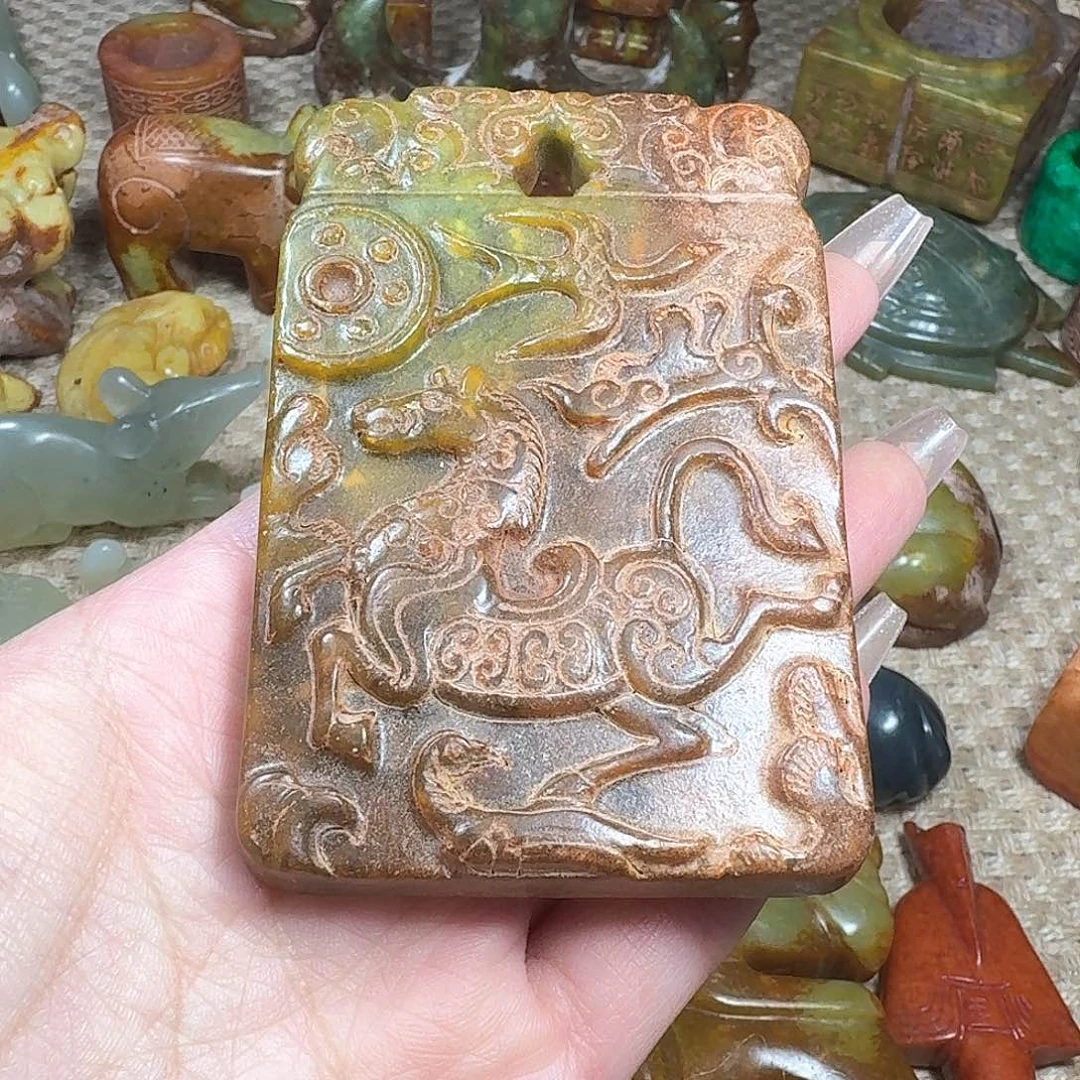 白玉菩提吊坠挂件