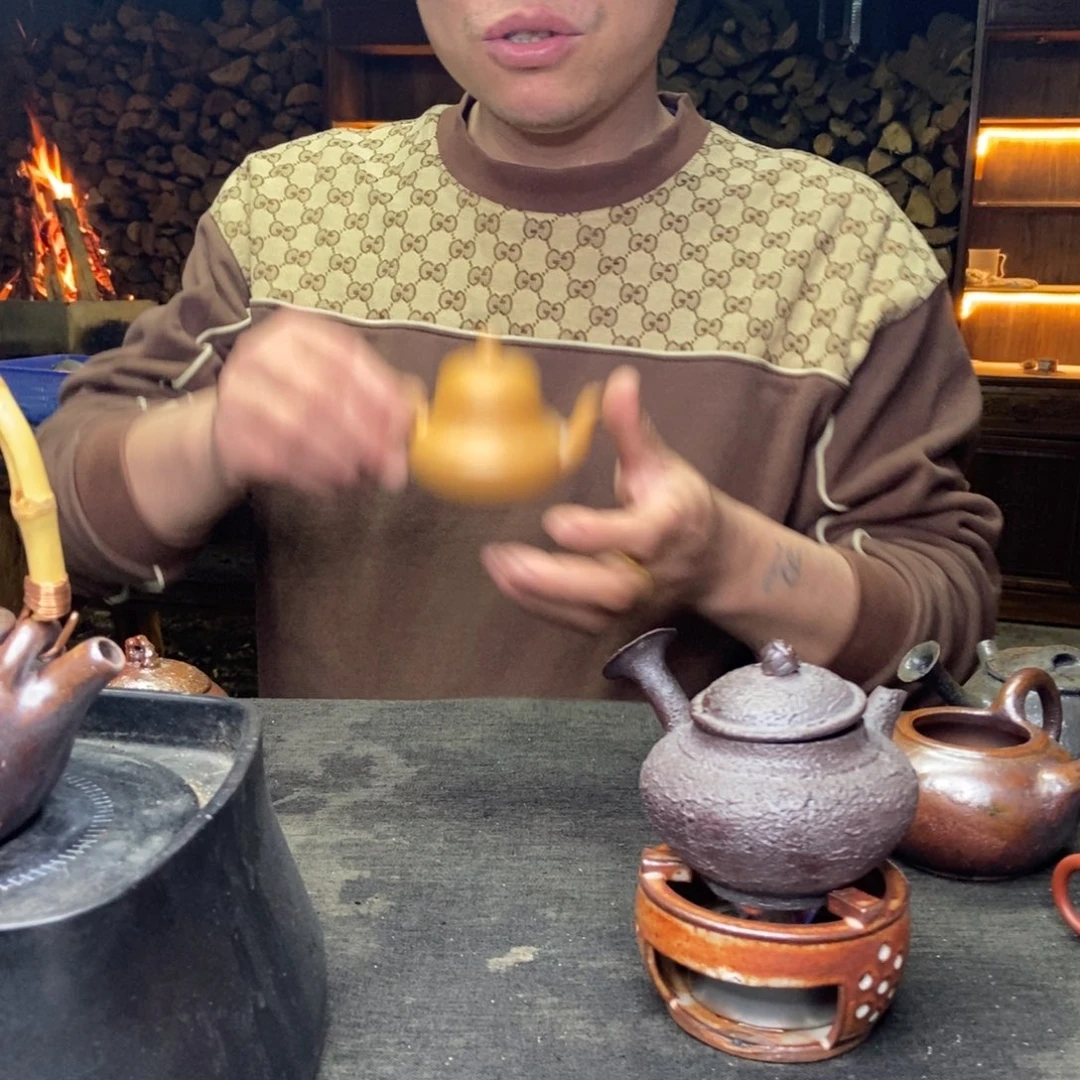 紫砂柴烧紫砂茶具