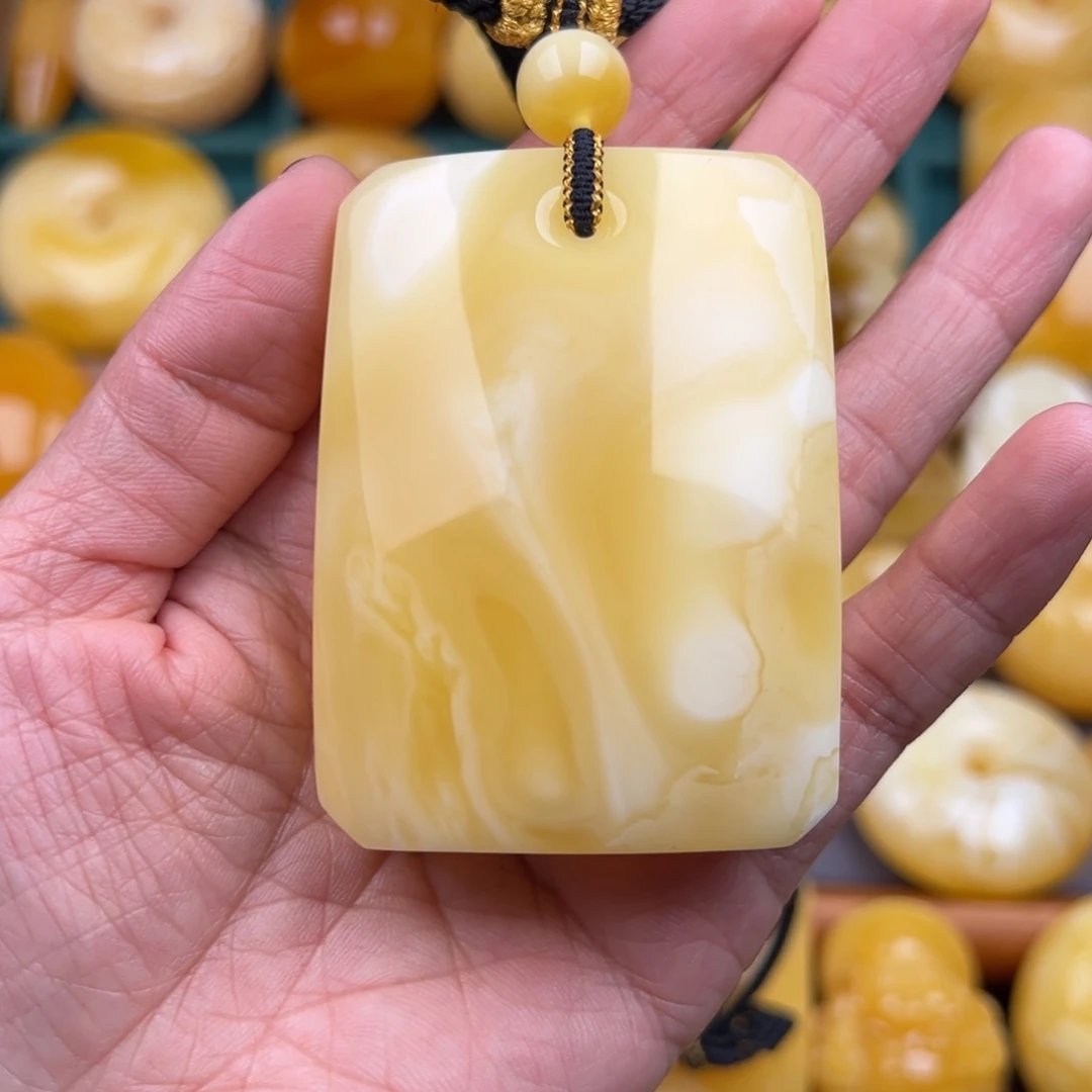 琥珀裸石未镶嵌纯天然琥珀蜜蜡无优化