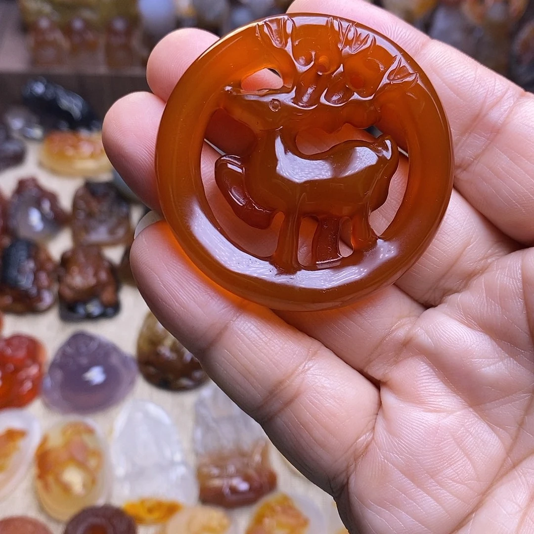 玛瑙/玉髓未镶嵌颈饰