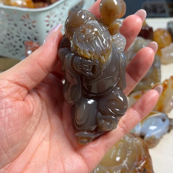 玛瑙/玉髓未镶嵌吊坠(不含链)