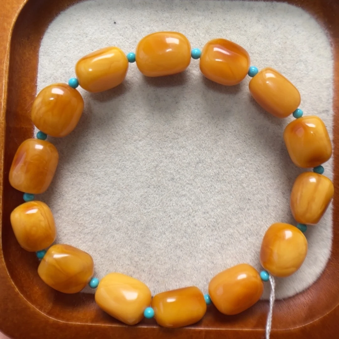 蜜蜡未镶嵌手串蜜蜡