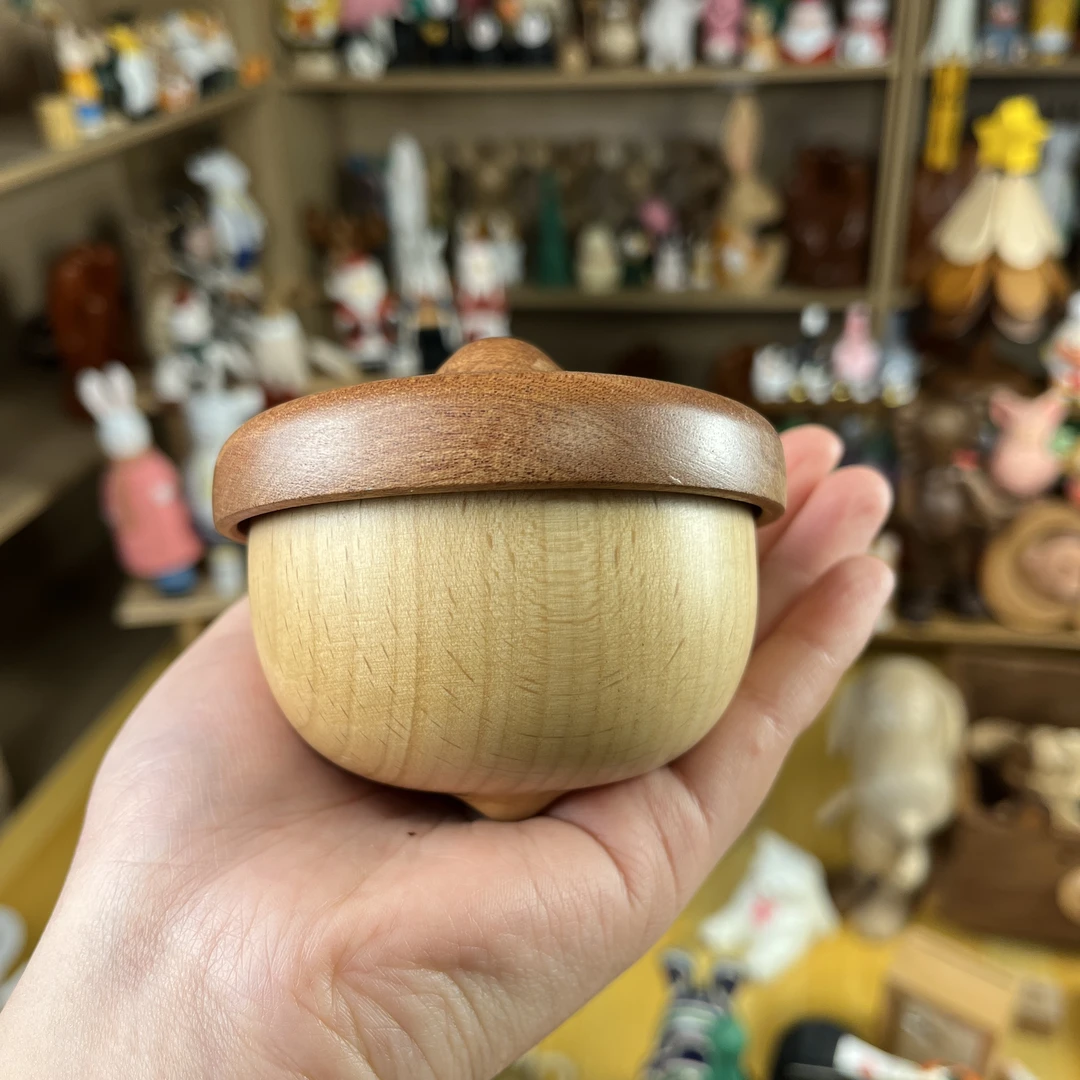 橡果八音盒花海音乐盒实木榛果生日礼物孤勇者儿童圣诞节生日礼物