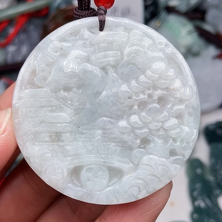 颈饰未镶嵌翡翠翡翠