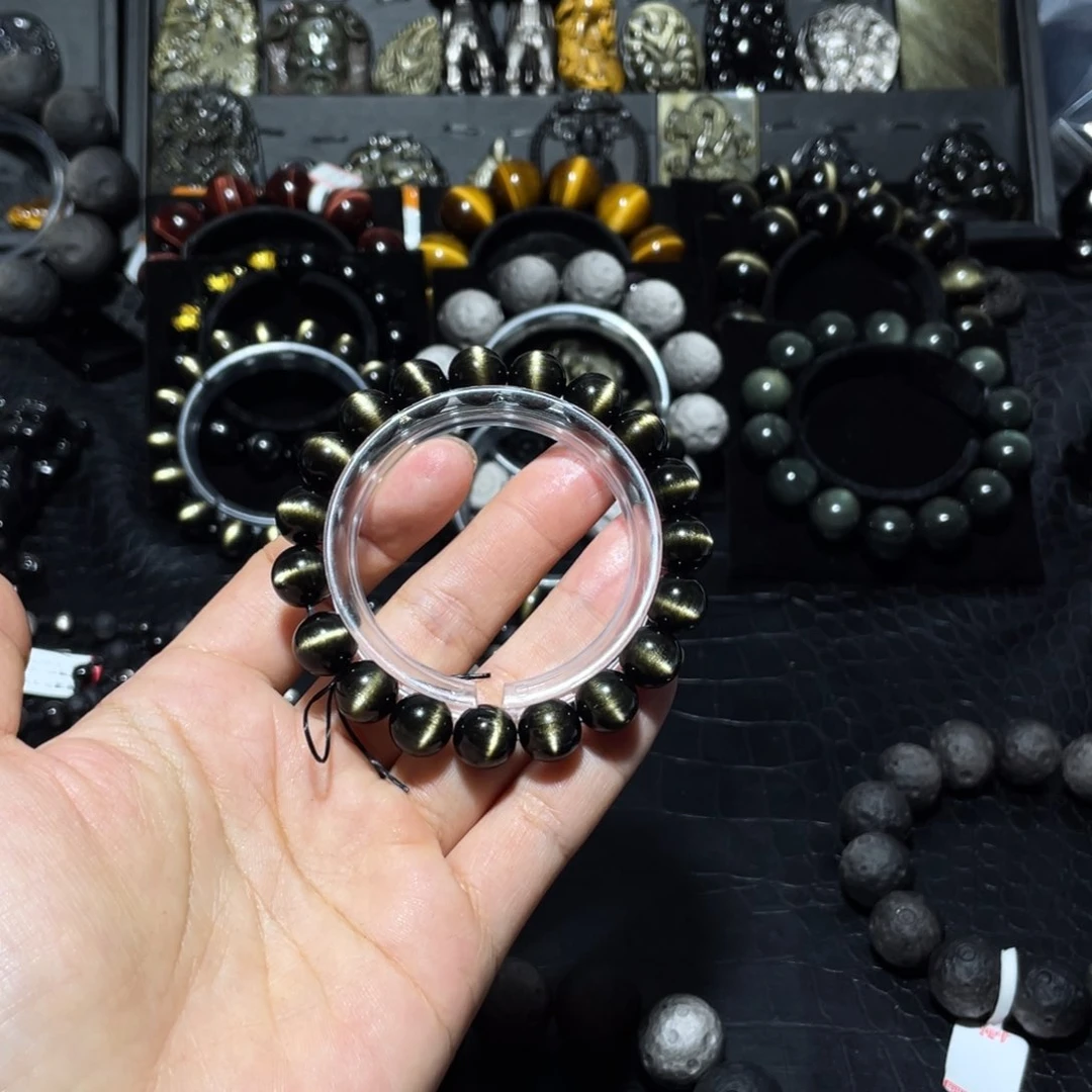 黑曜岩珠宝奇石未镶嵌S****w