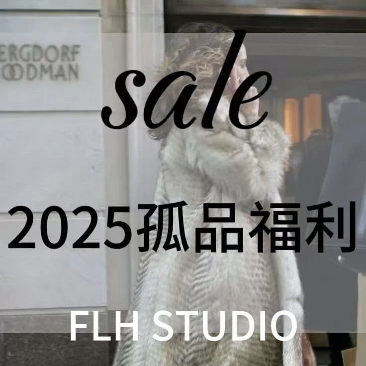 【新号福利-FBB】专属直播间下单狐狸毛车条海军领针织皮草外套