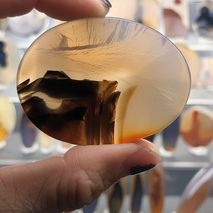 玛瑙/玉髓合金颈饰103