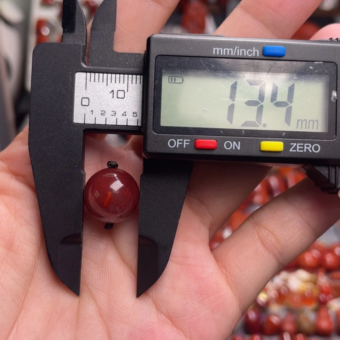 【闪购商品】未镶嵌13.5m紫底飘花单珠南红玛瑙小*唐