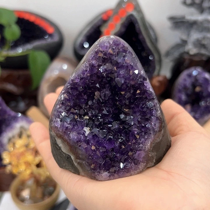 紫晶珠宝半成品未镶嵌