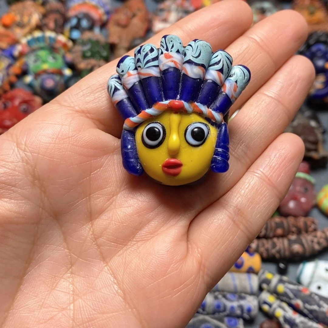 琉璃颈饰印度尼西亚酋长