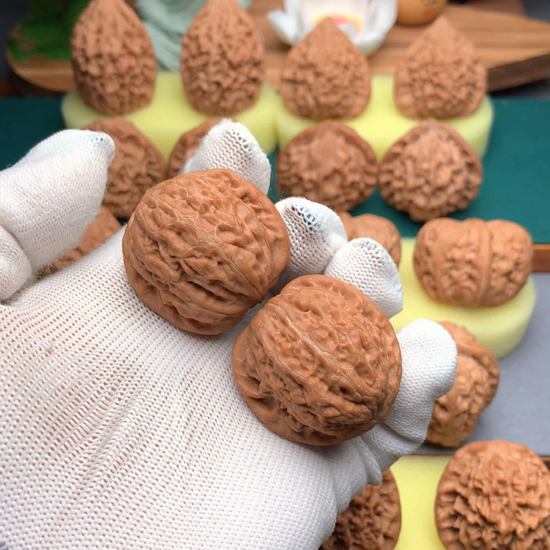 顔***志吊坠文玩核桃全品平谷铁锤36.8