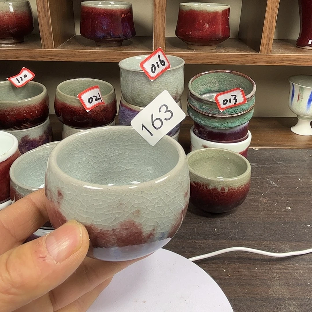 夏***喵钧瓷杯子#钧瓷#原矿釉#高温#茶器#非遗传承