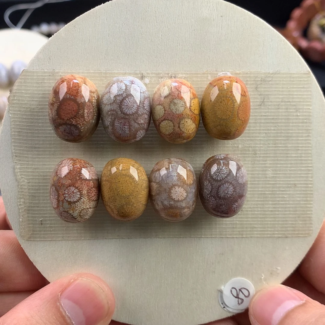 【闪购商品】硅化珊瑚（珊瑚玉）未镶嵌颈饰22号单价80一颗