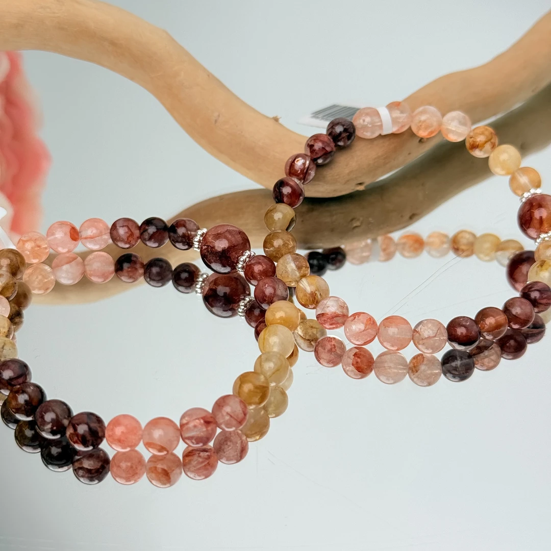 【锦鲤许愿池】红胶花黄胶花6-11mm手串面小仙多样性发其一