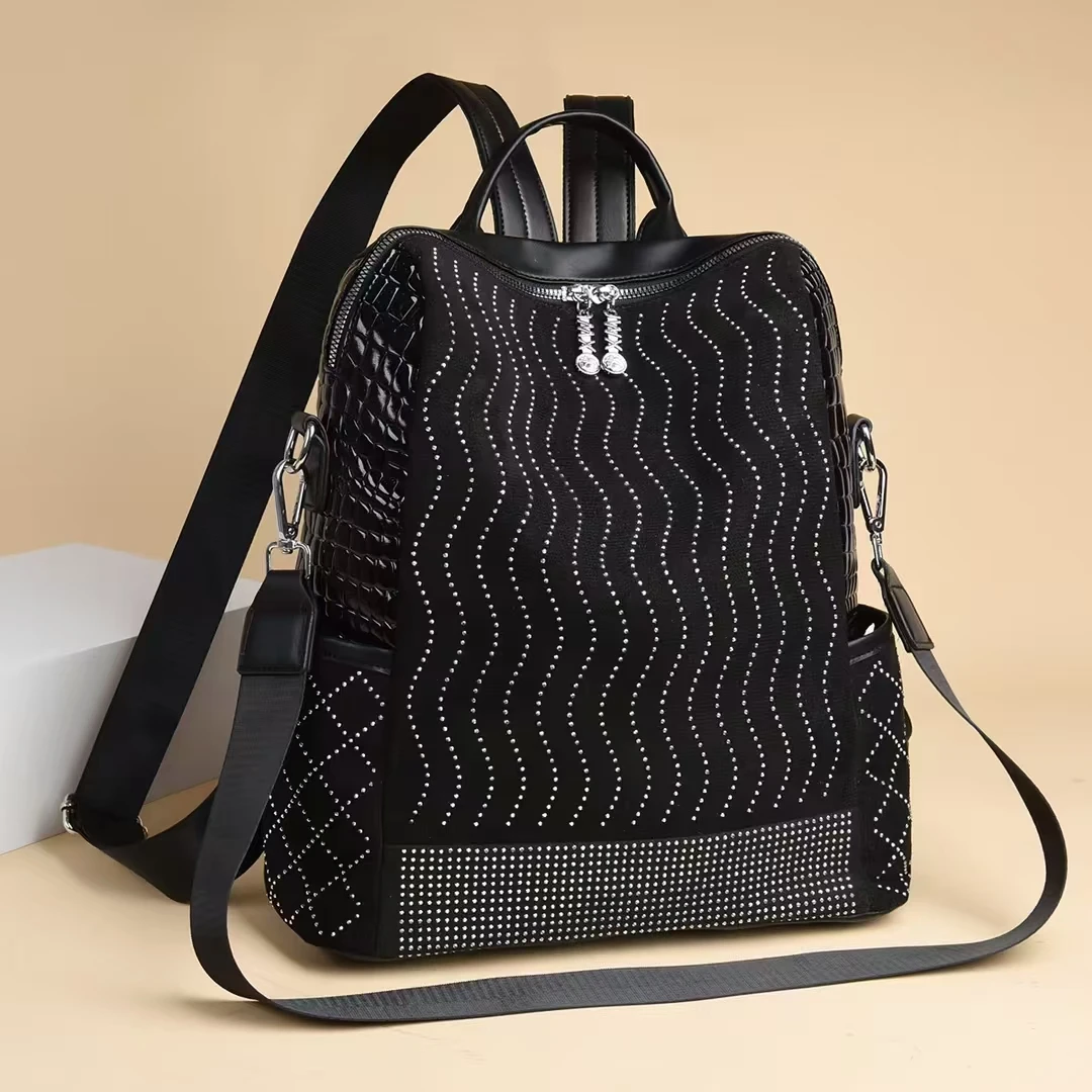 【长32宽15高35】新款时尚休闲百搭潮流手提包斜挎包双肩包dz193