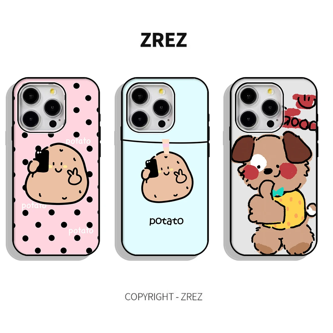 ZREZ 原创 [ 点攒狗 ] 适用苹果iPhone16ProMax防摔个性手机壳