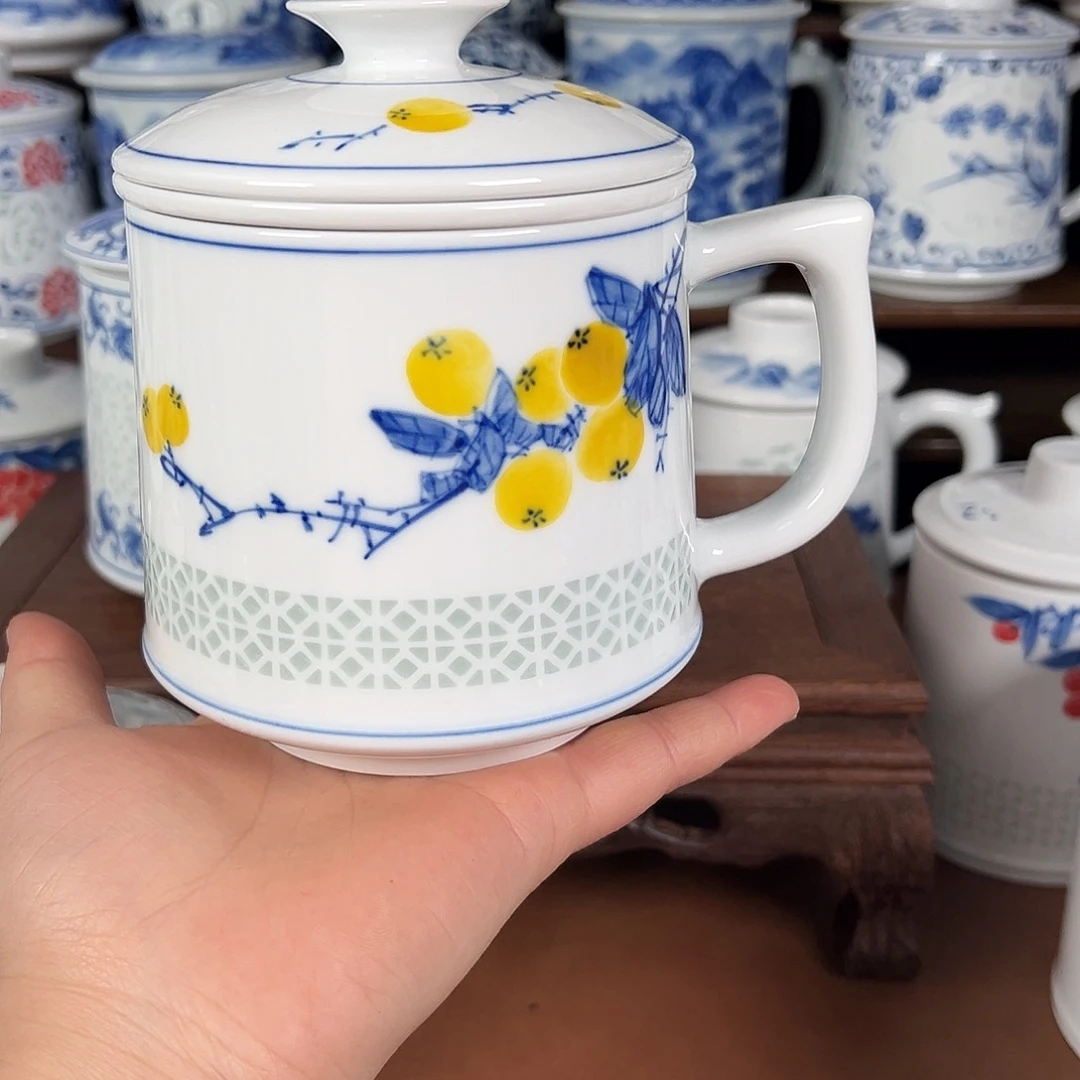 平***福景德镇高温陶瓷办公杯