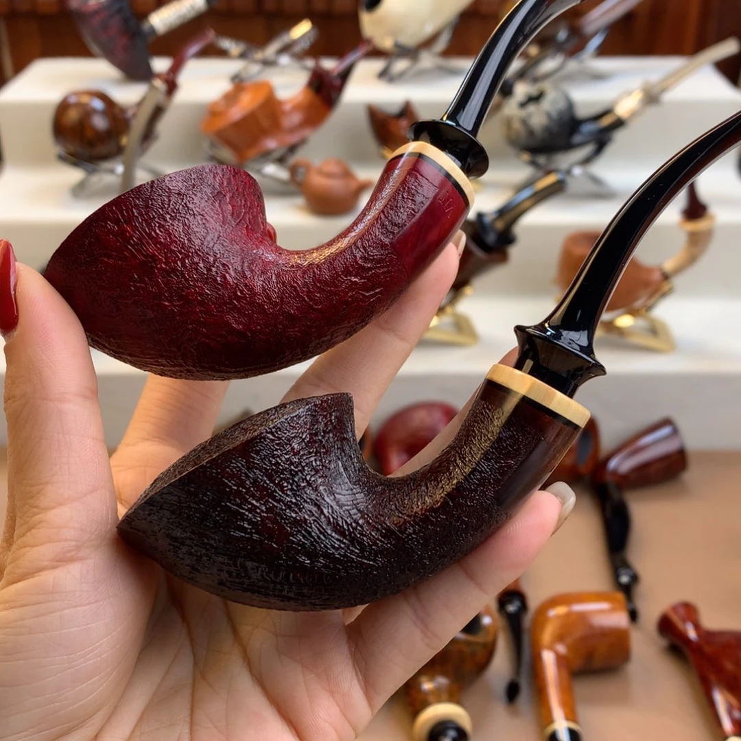 陈***闲高品质石楠木烟斗