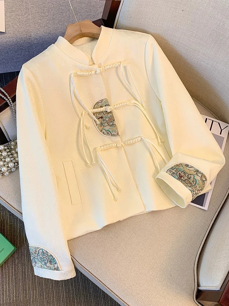 刺绣新中式国风女秋冬2024新款外套（非直播时段勿拍）