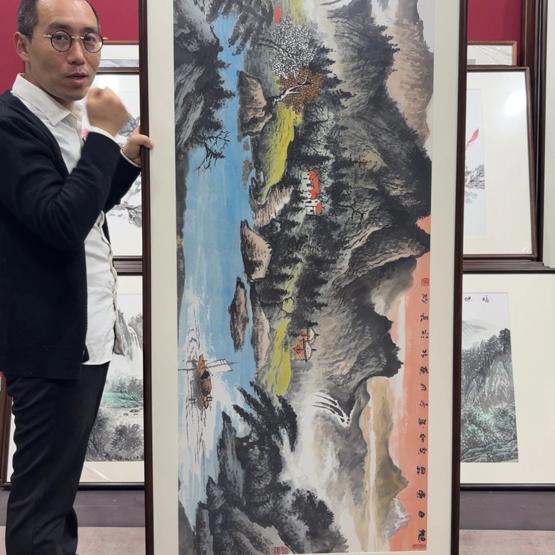 国画手绘作品210/80