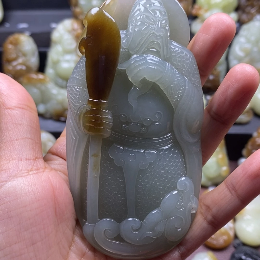 吊坠(不含链)未镶嵌和田玉（糖玉）