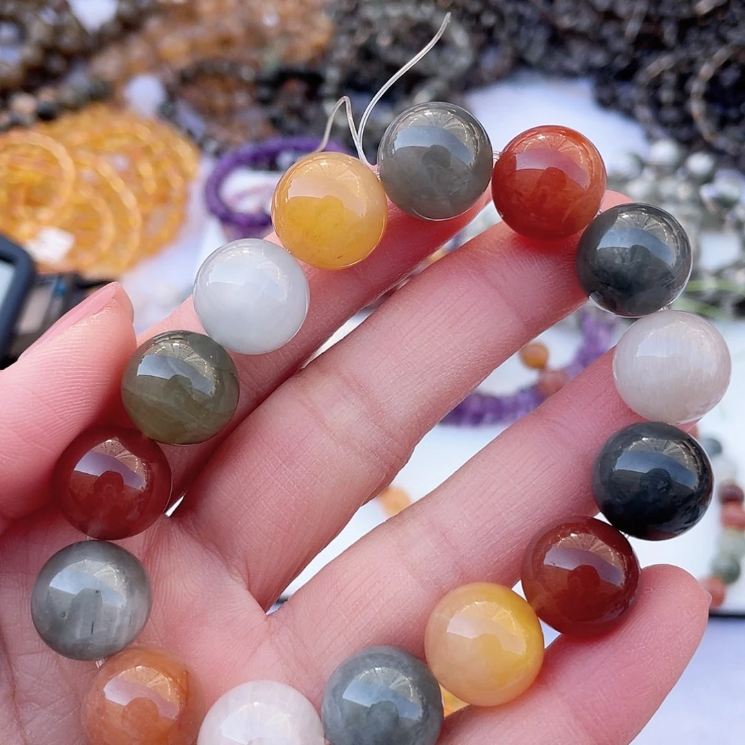 水晶手链未镶嵌叶*妍天然