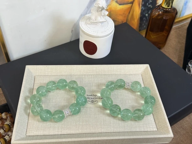 [柚金手作]17mm薄荷绿 多样性发1