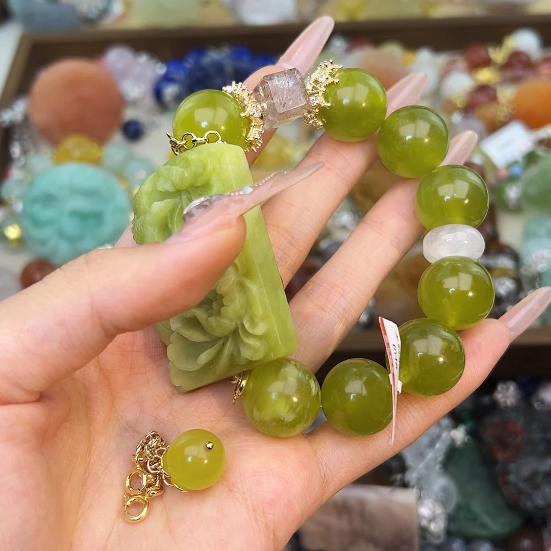 无***言合金水晶手串水晶