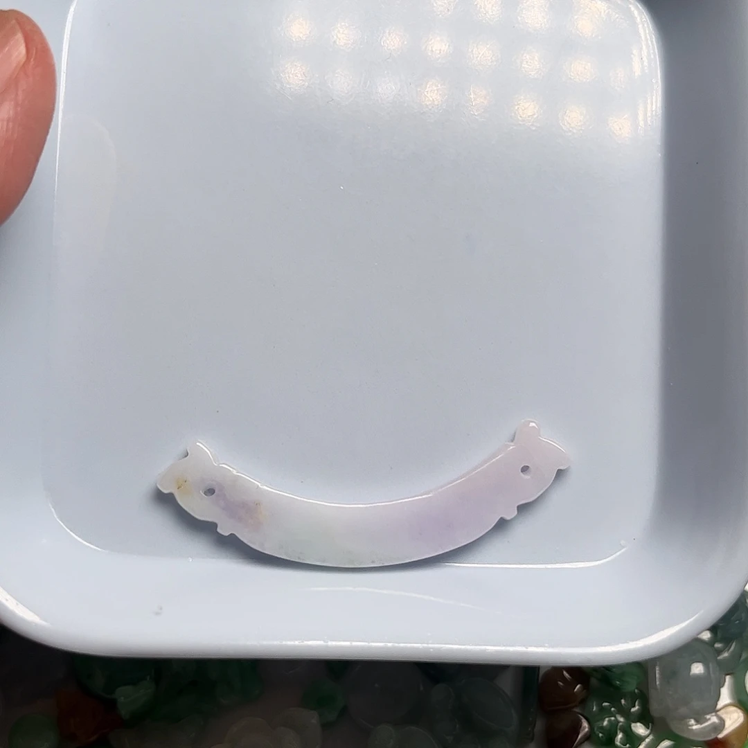颈饰未镶嵌翡翠天然翡翠