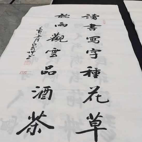 翰墨白武坤老师作品一副