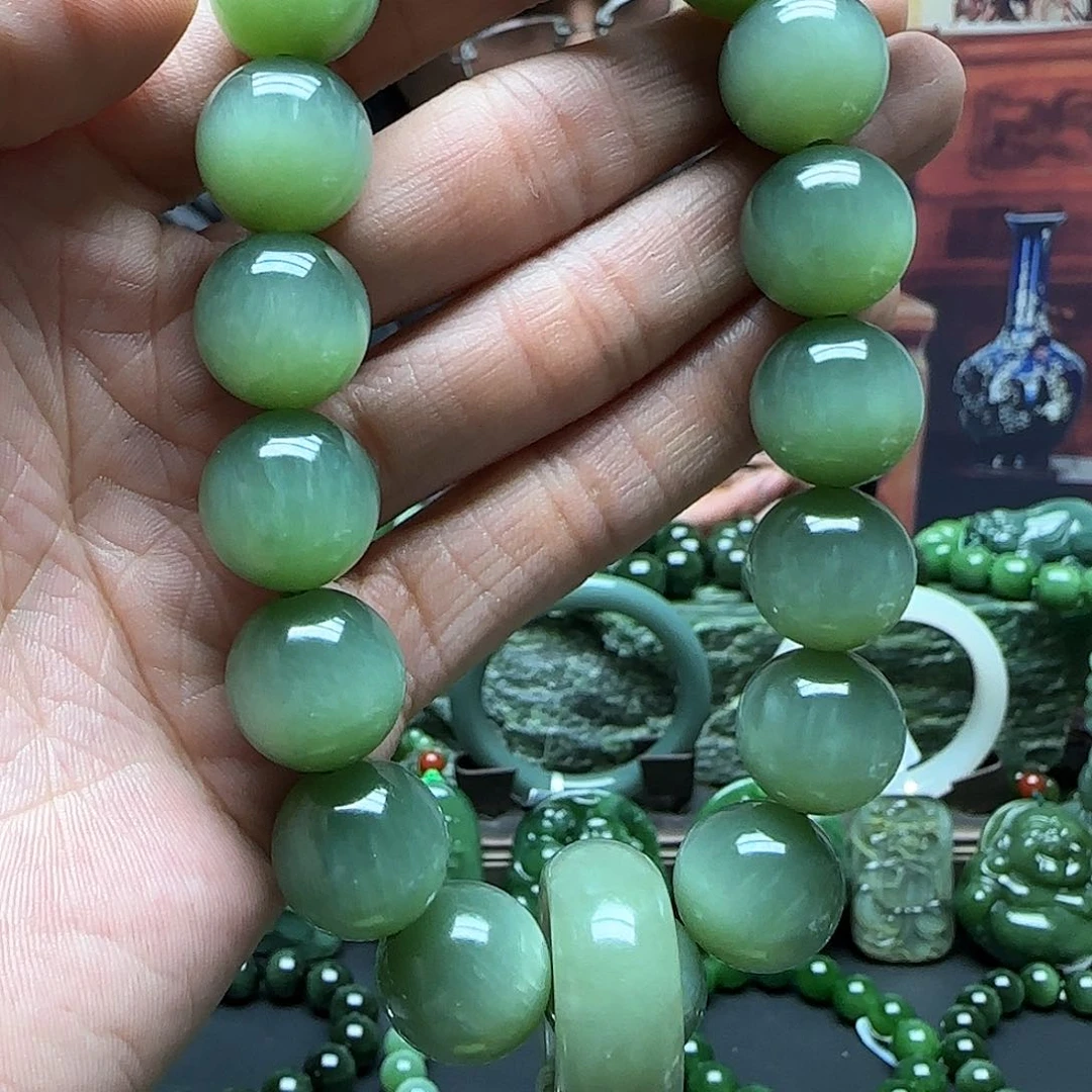 和田玉手串未镶嵌