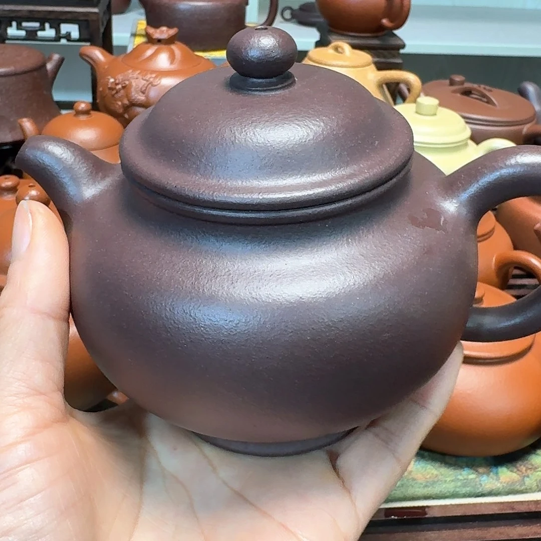 紫砂茶壶天青泥半手工