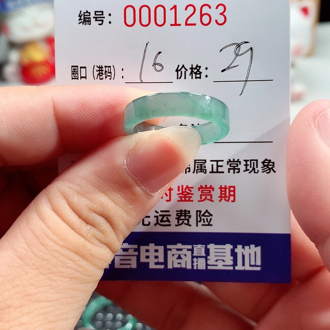 未镶嵌戒指翡翠1263