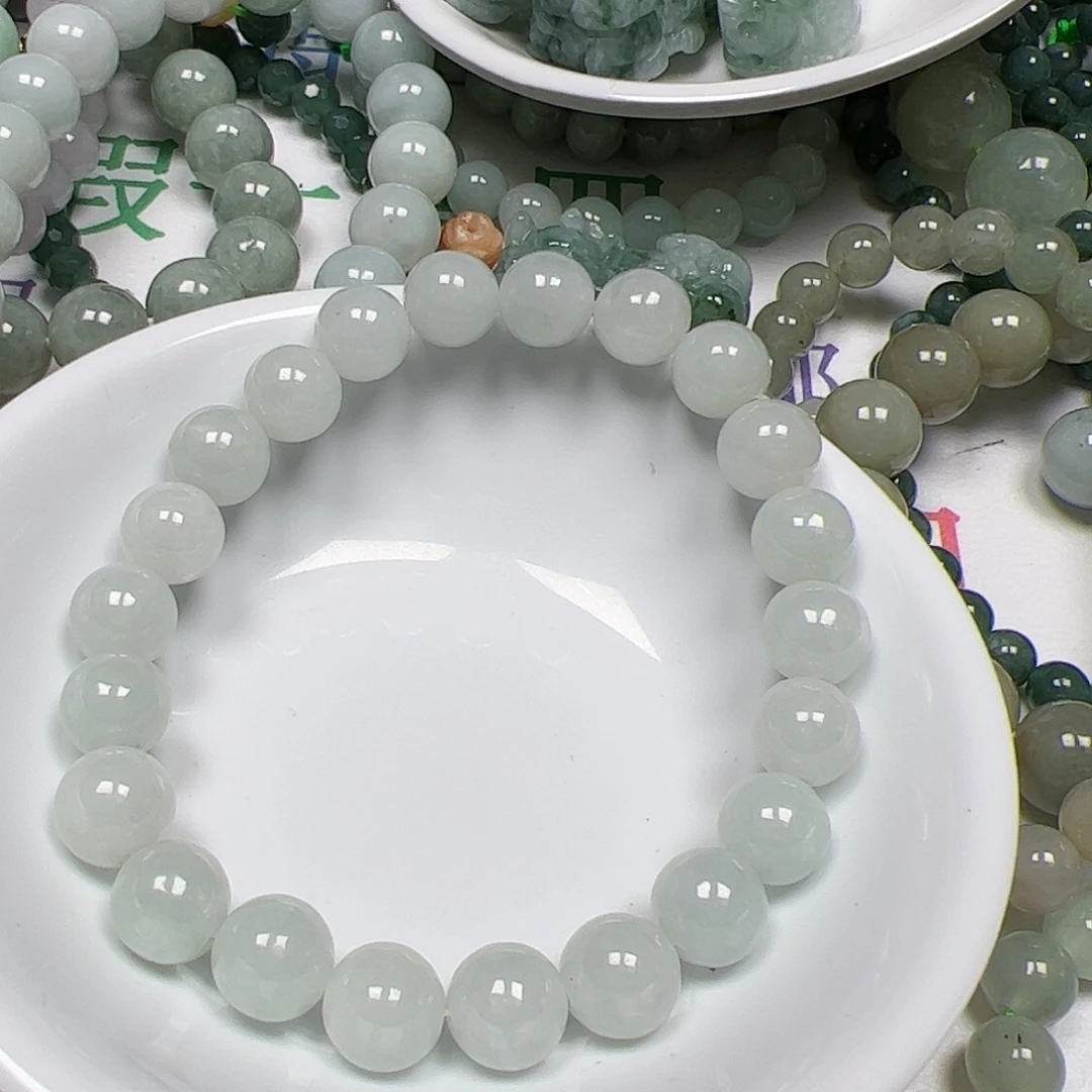 【闪购商品】翡翠手链未镶嵌?****?卡8++