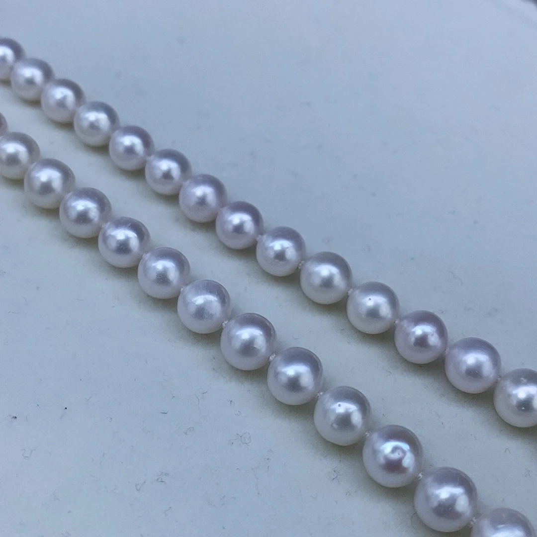 淡水珍珠颈饰银S925镶嵌➕8高品
